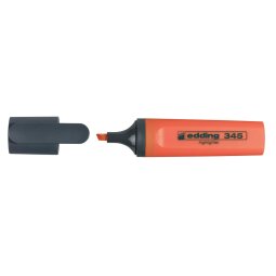 Edding markeerstift 345 oranje, doos van 10 stuks