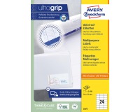 Etiquette Avery Zweckform 3474 70x37mm blanc 2400 pièces