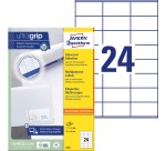 Etiquette Avery Zweckform 3475 70x36mm blanc 2400 pièces