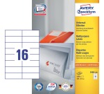 Etiquette Avery Zweckform 3484 105x37mm blanc 3200 pièces