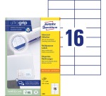 Avery Label 3484 105x37mm white 1600 pieces