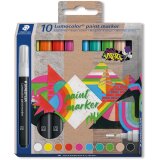 Staedtler Lumocolor paintmarker, set de 10 pièces