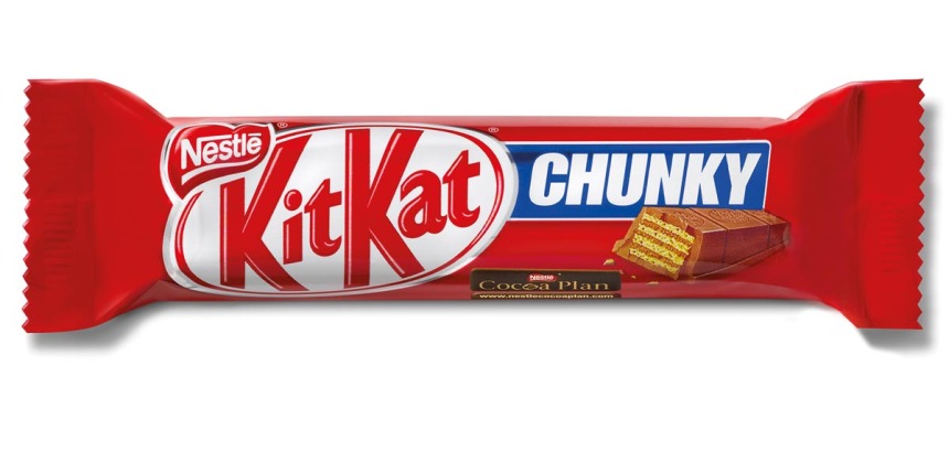 KitKat Chunky barre de chocolat, 40 g, boîte de 24 pièces