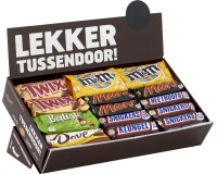 Snoep verzameldoos Mars Snickers Twix M&M Balisto Dove