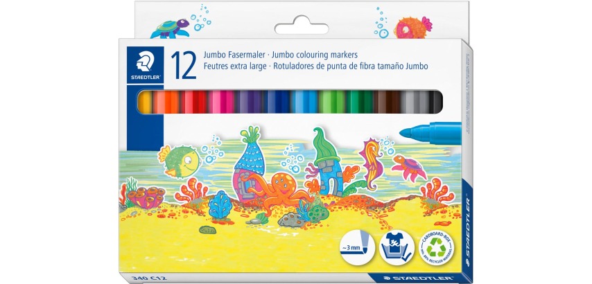 Staedtler Noris Club Filzstifte, 12 Stifte