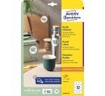 Avery Label L3416-10 round 60mm white 120 pieces