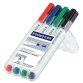 Staedtler whiteboardmarker Lumocolor Compact étui chevalet de 4 pièces en couleurs assorties