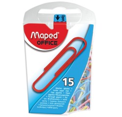 Maped trombones, boîte de 15 pièces