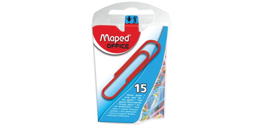 Maped trombones, boîte de 15 pièces