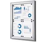 Indoor and outdoor display showcase, ft 4 x A4 (670 x 500 mm)