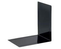 MAUL Metal Archives or Bookends, X-Large, 24x16.5x24cm black, set of 2 pieces