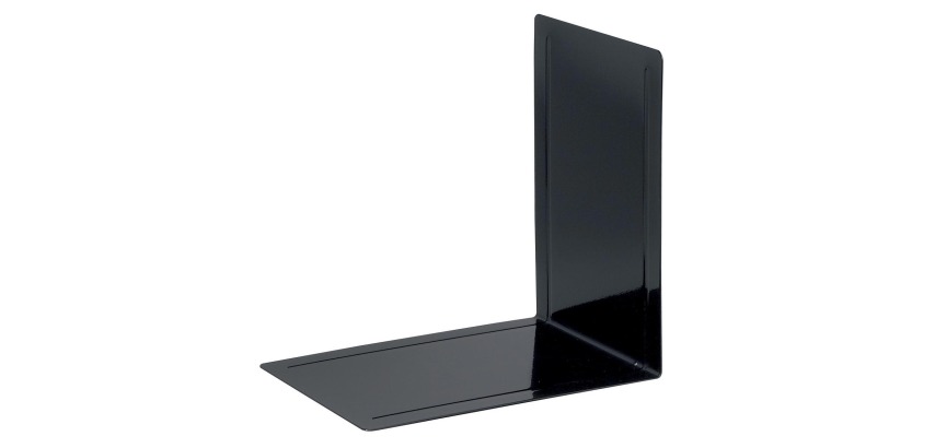 MAUL Ordner-Buchstütze Metall 24X16x24cm Schwarz, Set von 2 Stück