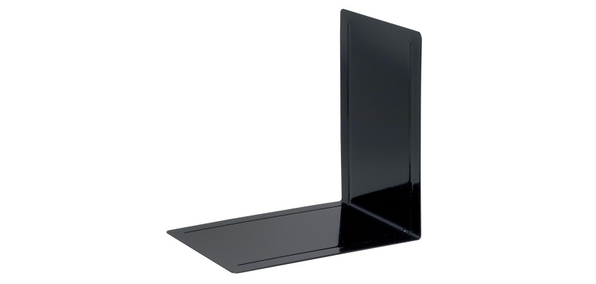 MAUL Metal Archives or Bookends, X-Large, 24x16.5x24cm black, set of 2 pieces