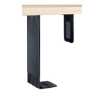 Support for central unit, up to 30 kg, black