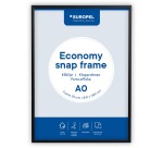 Europel Klickrahmen Economy, Rahmen 25 mm, Format A0, schwarz