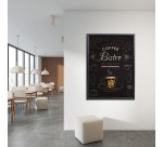 Europel cadre à clapets Economy, liste 25 mm, ft A1, zwart