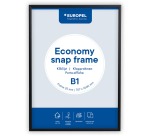 Europel Klickrahmen Economy, Rahmen 25 mm, Größe B1, schwarz