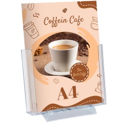 Europel adjustable brochure holder A4, A5 1/3 A4