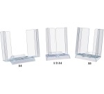 Europel adjustable brochure holder A4, A5 1/3 A4