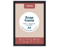 Cadre clipsable Europel A3 25mm noir mat