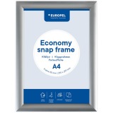 Europel Economy A4 Silver Clip Frame