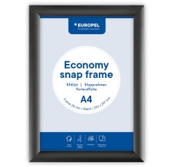 Cadre clipsable Europel Economy A4 noir