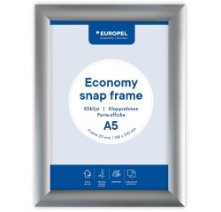 Cadre clipsable Europel Economy A5 argent