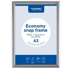 Cadre clipsable Europel Economy A3 argent