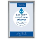 Europel Klickrahmen Economy, wasserdicht, Rahmen 25 mm, Format A3, Silber