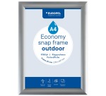 Europel kliklijst Economy, waterdicht, lijst 25 mm, ft A4, zilver