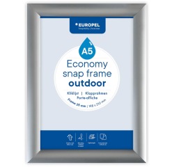 Europel cadre à clapets Economy, étanche, liste 25 mm, ft A5, argent