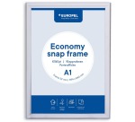 Europel cadre à clapets Economy, liste 25 mm, ft A1, argent