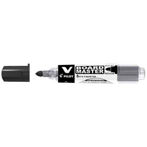 Pilot V-Board Master whiteboardmarker, ronde punt, 2,3 mm, zwart