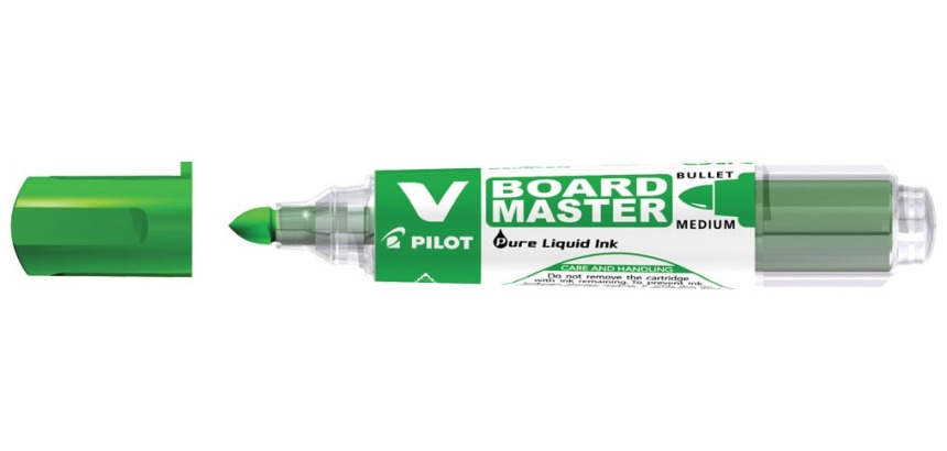 Pilot V-Board Master whiteboardmarker, ronde punt, 2,3 mm, groen