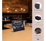 Europel ardoise forme L, paysage, ft A5, paquet de 5 pièces