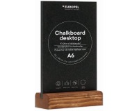Krijtbord Europel tafelmodel A6 staand natural