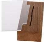 Europel présentoir de documents Premium, pied en bois en T, ft A4, portrait