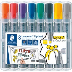 Staedtler merkstift Lumocolor Flipchart 8 stuks