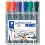 Staedtler merkstift Lumocolor Flipchart 6 stuks