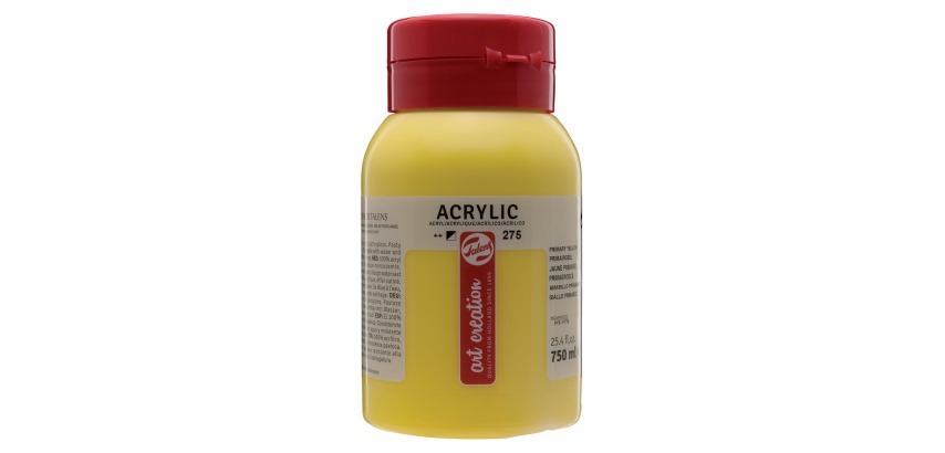 Talens Art Creation peinture acrylique, flacon de 750 ml, jaune primaire