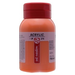 Talens Art Creation peinture acrylique flacon de 750 ml, orange azo