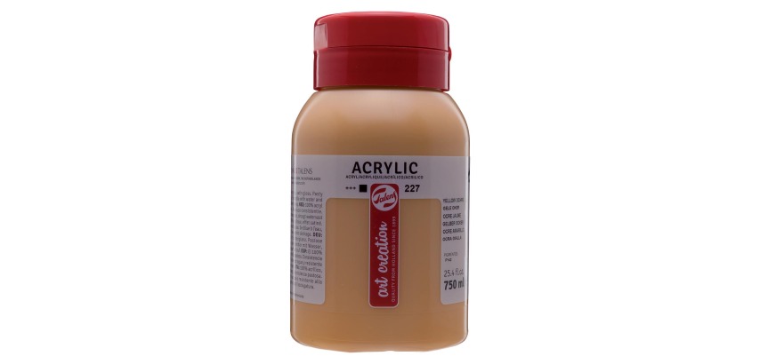 Talens Art Creation peinture acrylique flacon de 750 ml, ocre jaune