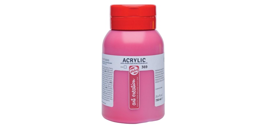 Talens Art Creation acrylic paint bottle of 750 ml, primary magenta