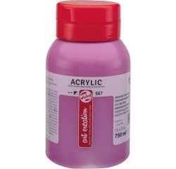 Talens Art Creation acrylverf flacon van 750 ml, permanentroodviolet