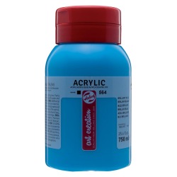 Talens Art Creation peinture acrylique flacon de 750 ml, bleu brillant