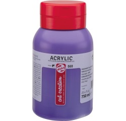Talens Art Creation acrylverf flacon van 750 ml, permanentblauwviolet