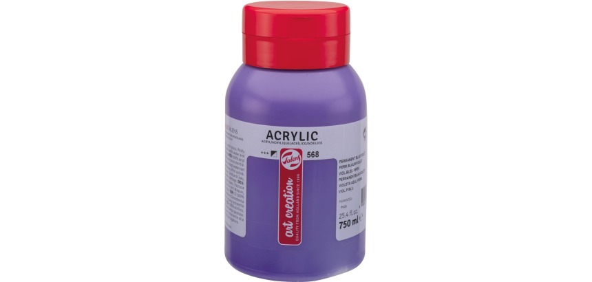 Talens Art Creation peinture acrylique flacon de 750 ml, violet bleuâtre permanent