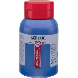 Talens Art Creation acrylverf flacon van 750 ml, phtaloblauw