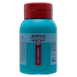 Talens Art Creation peinture acrylique flacon de 750 ml, vert turquoise