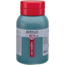 Talens Art Creation peinture acrylique flacon de 750 ml, vert émeraude